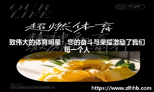 致伟大的体育明星：您的奋斗与荣耀激励了我们每一个人