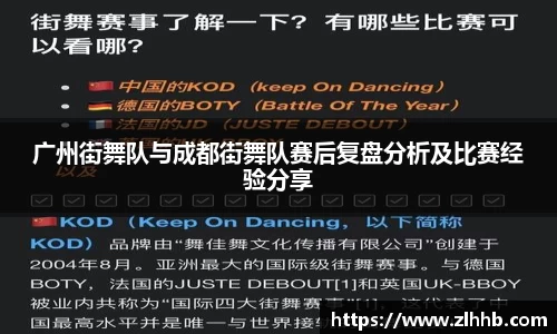广州街舞队与成都街舞队赛后复盘分析及比赛经验分享